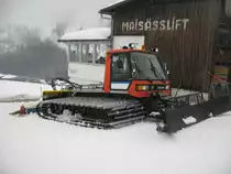 �ltere K�ssbohrer Pistenraupe gesehen im Kleinwalsertal am 5.1.13