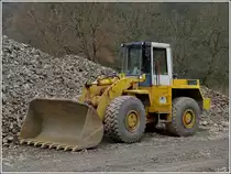 Knicklenker Radlader unbekannter Marke, gesehen am 08.03.2013.