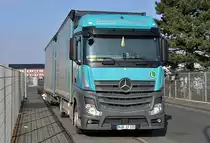 MB Actros 1842 Tandemzug  IHRO  in Euskirchen - 02.03.2013