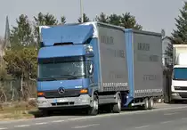 MB Atego Tandemzug  Br�hler  in Hersel - 06.03.2013