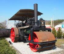 Dampfwalze John Fowler-Praha Liben, am Beroun. 2013:03:16