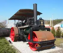 Dampfwalze John Fowler-Praha Liben, am Beroun. 2013:03:16