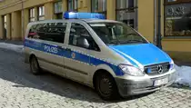 Polizei Th�ringen Einsatzfahrzeug. Foto 16.03.13