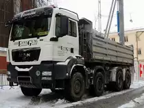 MAN TGS 35.440 mit Meiller-Kipperaufbau; 130223