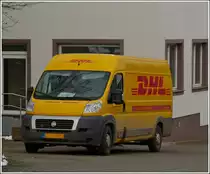 Fiat Ducato von DHL, aufgenommen am 26.03.2013.