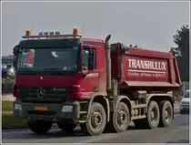 Mercedes Benz Actros 4144 Kipper fotografiert am 28.03.2012.