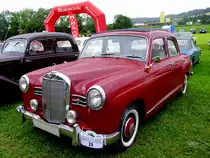 MB 180D Baujahr 1955, wird mit Startnummer 29 die Wadholz-Classic2012 absolvieren; 120715