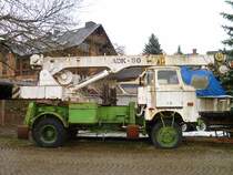 Diesen ADK Kran sah ich am 31.03.13 in Wnschendorf.