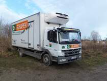 Mecedes Atego Khllaster in Sassnitz am 05.01.2013