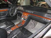Mercedes-Benz W124 E-Klasse, Interieuraufnahme. Foto: Auto Motor und Tuning show, ende Mrz 2013.
