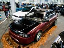 Toyota Corolla E90 tuning. Foto: Auto Motor und Tuning show, ende Mrz 2013.