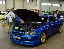 Nissan GT-R R34, gesehen auf dem Auto Motor und Tuning Show (23.03.2013)