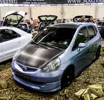 Klein aber Bissig -der getunter Honda Jazz. Fotografiert auf dem Auto Motor und Tuning Show (23.03.2013)