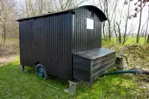 Sch�ferwagen, Unterkunft f�r Wandersch�fer, April 2013