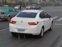 Buick Excelle (Opel Astra) in Stufenheck-Ausf�hrung, in Shouguang, 30.10.11