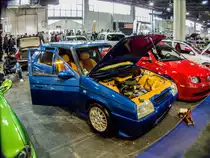Dieser Skoda Favorit wurde auf dem Auto, Motor und Tuning Show ausgestellt (23. M�rz. 2013.)