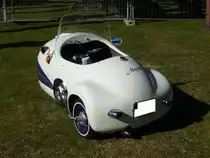 Heckansicht einer Br�tsch Mopetta. 1956 - 1958. Oldtimertreffen Kokerei Zollverein am 07.04.2013.