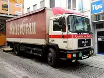 MAN 18.232 SILENT von Ritterbr�u bei der Produktauslieferung; 130102