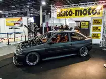 Ford Escort schön getunt. Aufnahme: Auto Motor Tuning Show am 23.03.2013