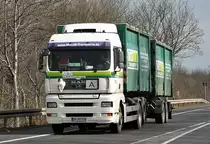 MAN Tandemzug  MundS-Transporte  bei Heimerzheim - 19.03.2013