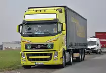 Volvo FH Pritschenauflieger im Industriegebiet Euskirchen - 23.03.2013