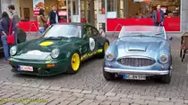 (01.06.2012) Aachen - 4. AKV Benefiz-Oldtimer-Rallye - Austin Healey & Porsche Carrera