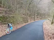 Mein vel�H!, zumindest an diesem Abend. Mit dem luxemburgischen Mietradsystem ging es auf die  DICI-Fahrradtour , ein die Stadt Luxembourg umkreisender, 38 km langer Radwegg�rtel, davon 28 km autofrei. An Fahrbahnbreite wurde nicht gespart (wohl jeder Radfahrer kennt die tollen Fernradwege, die man kaum nebeneinander fahrend nutzen kann, insbesondere bei Gegenverkehr), das bildet einen positiven Kontrast zum in meinen Augen unausgereiften Radverkehrsnetz in der Stadt.

Die Mietr�der sind gut gepflegt und f�r Touristen und Einheimische dank spezieller Angebote recht einfach nutzbar. Leider sind die R�der allerdings nicht die besten, so reicht die Sattelh�he gro�en Menschen nicht aus (Knieschmerzen und Probleme bei Bergauffahrten vorprogrammiert), und mit 3 G�ngen fehlt fast in allen Geschwindigkeiten die richtige Trittfrequenz - schnelles Fahren ist ebenso schwierig wie  zappelfreies  Bergauffahren.

Daf�r sind sie nicht teuer, es finden sich auch in Randlagen der Stadt Stationen und die Nutzung ist rund um die Uhr m�glich.

10.4.2013, Luxembourg / Itzig