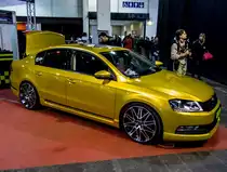 VW Passat (B7 ab 2010) getunert, gesehen am 23.03.2013 auf dem Auto Motor und Tuning Show