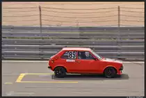 Audi 50 beim 45. ADAC-Renn-Slalom an der Steintrib�ne in N�rnberg am 14. April 2013.
