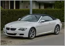 Dieses BMW M 6 Cabrio ist mir am 16.04.2013 am Stra�enrand aufgefallen.