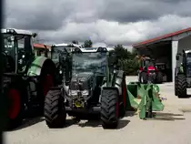Fendt Vario 312 steht am 16.08.11 in Marktoberdorf 