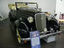 Holden Master Six Phaeton von 1935. Bei der Firma Holden handelt es sich um eine australische GM Tochter. Die Modelle entsprachen in der Regel den zeitgen�ssischen Chevrolet Modellen. Techno Classica Essen am 14.04.2013.