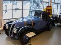 Dieser BMW 328 Roadster wurde in der Automobilwelt Eisenach Ausgestellt (Datum: 25.01.2013). Ehemaliger Kaufpreis: 7400 Reichsmark (1938)