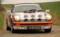 Porsche 911 SC bei der Streckenbesichtigung der Rally Sonnefeld (AMC Hohe A�litz) am 20.04.2013. (Walter Lenz/ Markus Umbach/ 110)