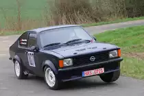 Opel Kadett C Coupe bei der Streckenbesichtigung der Rally Sonnefeld (AMC Hohe A�litz) am 20.04.2013. (Ramona Kees/ Ramona K�hler/ 107)