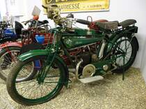 Ravat ER1, Baujahr 1921, die Maschine mit 175ccm und 2PS war 70Km/h schnell, Motorradscheune Bantzenheim, April 2013