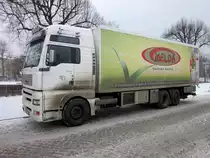 MAN TGA 26.410 XXL am 24.01.2013 in Berlin-Charlottenburg