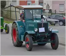 Hanomag R 40, Bj 1947, 5196 ccm, 40 Ps, aufgenommen bei der Ankunft in Rodange.  20.04.2013