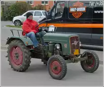 Traktor Hela 12 hatte am 20.04.2013 auch an der Oldtimerrundfahrt teilgenommen.