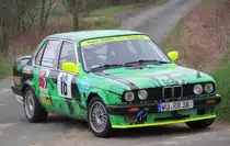 BMW 325I E30 bei Streckenbesichtigung der Rally Sonnefeld (AMC Hohe A�litz) am 20.04.2013. (J�rgen Roos/ Sebastian Schwind/ 16)