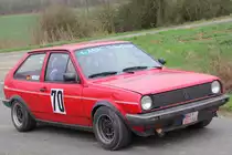 Volkswagen Polo bei der Streckenbesichtigung der Rally Sonnefeld (AMC Hohe A�litz) am 20.04.2013. (J�rg Weigert/ Dominik Zimmermann/ 70)