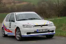 Peugeot 306 bei der Streckenbesichtigung der Rally Sonnefeld (AMC Hohe A�litz) am 20.04.2013. (Stefan Engerer/ Rudolf Pfeiffer/ 29)