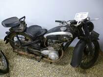 DKW 250, Baujahr 1939, 1-Zyl.-Motor mit 250ccm, Vmax.85Km/h, Motorradscheune Bantzenheim, April 2013