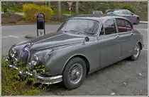 Jaguar MK 2 gesehen auf einem Parkplatz am 23.04.2013.