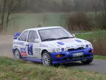 Ford Escort Cosworth WP1 der Rally Sonnefeld (AMC Hohe A�litz) am 20.04.2013. (Reinhard Honke/ Michael Heinze/ 4)