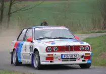 BMW 325 E30 WP1 der Rally Sonnefeld (AMC Hohe A�litz) am 20.04.2013. (Remo Behn/ Jana Walter/ 20)