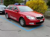 Skoda Octavia DTI 4x4 der Feuerwehr Biel am 21.04.2013