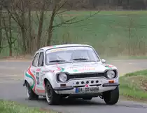 Ford Escort Twin Cam WP1 der Rally Sonnefeld (AMC Hohe A�litz) am 20.04.2013. (Wolfgang Wittmann/ Robert Nikol/ 56)