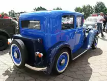 Heckansicht des Mercedes 170 Typ W15  von 1931  zu sehen beim L.O.B.T.Hoyerswerda fotografiert am 23.06.2012