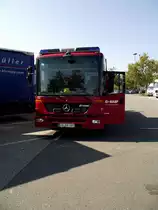 Mercedes Benz Econic BASF Werksfeuerwehr am 02.09.11 in Ludwigshafen 